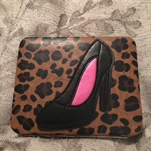 Cute Animal print wallet with shoe